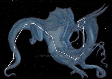 Draco constellation - AT by Mononok.deviantart.com on @DeviantArt Draco Constellation, Dragon Day, Trollhunters Characters, Constellation Art, Moon Tattoo Designs, Harry Potter Tattoos, The Last Unicorn, Human Canvas, Slytherin Aesthetic