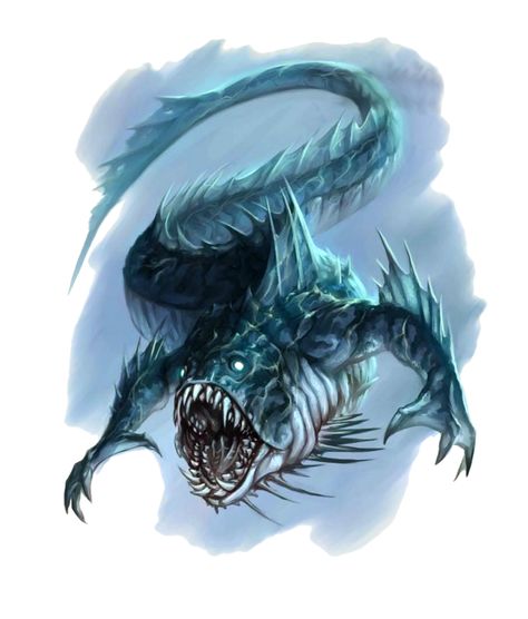 Siyokoy - Aquatic Underwater Monster - Pathfinder PFRPG DND D&D 3.5 5E 5th ed d20 fantasy Dnd Underwater Monsters, Underwater Monsters Art, Sea Monster Fantasy Art, Aquatic Monster Concept Art, Fantasy Sea Monster, Water Monster Art, Dnd Monster Art, Dnd Underwater, Sea Monsters Art