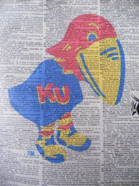 Rock chalk Kansas Basketball, U Rock, Air Dingin, Rock Chalk Jayhawk, Ku Jayhawks, Easy Painting Ideas On Canvas, Bongkar Pasang, Easy Painting Ideas, Rock Chalk