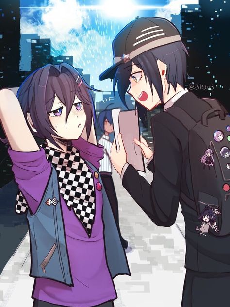 Kokichi Ouma | Shuichi Saihara Kokichi Ouma, Danganronpa Memes, Ship Drawing, Danganronpa 3, Danganronpa V3, Danganronpa Characters, Danganronpa, Favorite Character, Cool Art