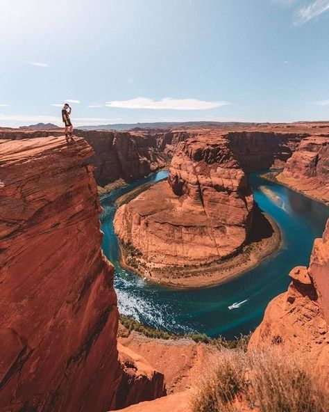 Captain Havana on Twitter: "… " Horseshoe Bend Arizona, Usa Roadtrip, Arizona Usa, City Trip, Horseshoe Bend, Dream Destinations, Amazing Destinations, Places Around The World, Interesting Facts