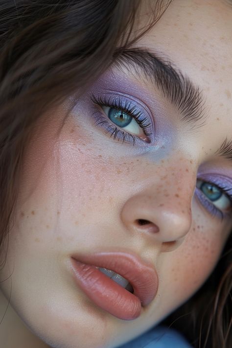 Feeling Blue? 50+ Insanely Gorgeous Blue Eyeshadow Looks - Days Inspired Fun Makeup For Blue Eyes, Two Tone Eyeshadow Looks, Color Eyeshadow Looks, Makeup For Blue Eyes, Cool Toned Makeup Looks, Light Blue Eyeshadow, Cool Tone Makeup Looks, Turquoise Eyeshadow, Makeup Fails