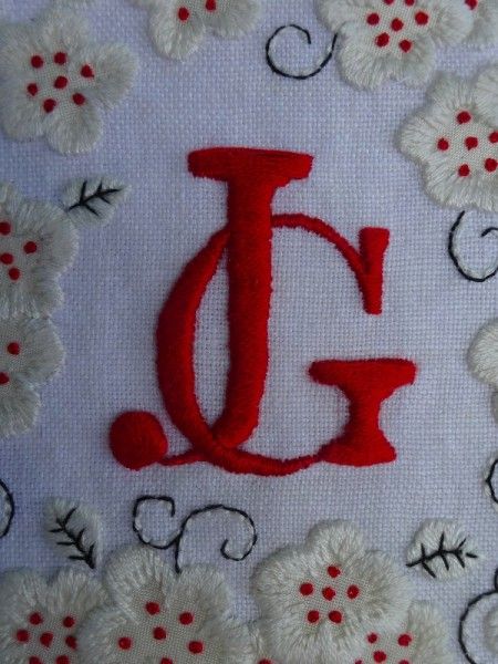 Hand Embroidery Letters, G Monogram, Romantic Tattoo, Simple Monogram, G Tattoo, Teddy Day, Floral Wallpaper Phone, Hand Lettering Quotes, Embroidery Letters