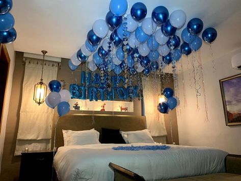 Decorate His Room For Birthday, Bridal Shower Photoshoot, Birthday Decor For Him, Hbd Ideas, Easy Room Makeover, Hotel Room Decoration, Shower Photoshoot, Birthday Room, Room Makeover Ideas