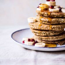 Healthy Chai Banana Pancakes | halfbakedharvest.com @hbharvest Healthy Pancake Recipes Easy, Winter Breakfast, Perfect Pancakes, Brunch Dishes, Half Baked, Pancakes Healthy, Half Baked Harvest, Banana Pancakes, Eye Opening