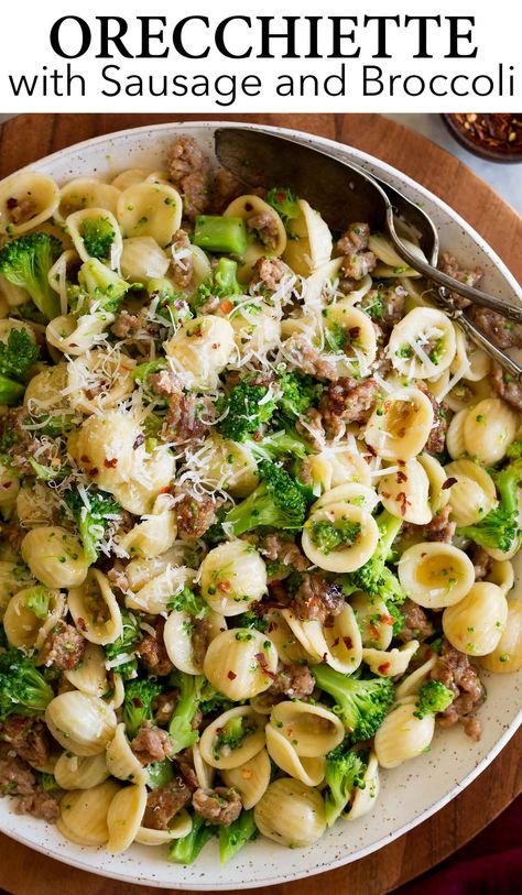 Pasta With Italian Sausage And Broccoli, Orrechetti And Sausage, Orchetta Pasta With Sausage And Broccoli, Orichette Sausage Broccoli, Sausage Orchetta Pasta, Orrechiette With Sausage And Broccoli, Orchiette With Sausage And Broccoli Rabe, Italian Sausage Broccoli Pasta, Sausage And Orecchiette Pasta