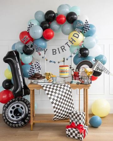 Miles Per Hour Collection – My Mind's Eye Paper Goods Paper Table Runner, Car Birthday Theme, Race Car Birthday Party, Cars Theme Birthday Party, Race Party, Race Car Party, Race Car Birthday, Cars Birthday Parties, Cars Birthday