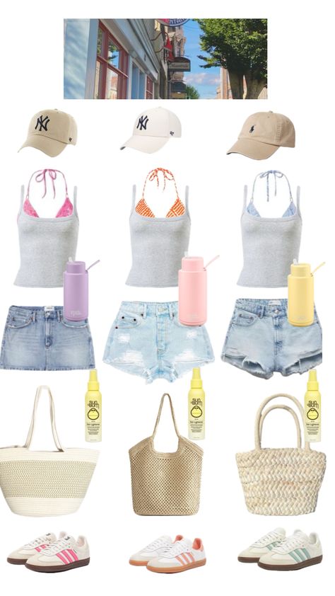 #beachygirl #beachfitspo #summerdayoutfitinspo #summer #beach Beach Girl Outfits, Bitmoji Outfits, Beachy Girl, Ocean Girl, Summer Inspo, Summer Fits, Beach Girl, Beach Day, Summer Days