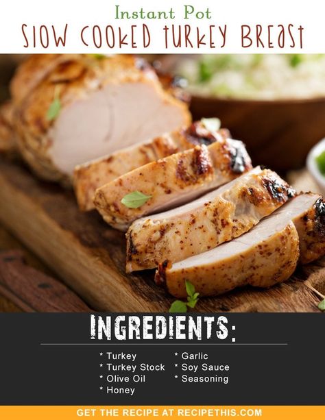 Tenderloin In Air Fryer, Cook Turkey Breast, Slow Cooked Turkey, Turkey Breast Tenderloin, Cook Turkey, Cooking Turkey Breast, Slow Cooker Turkey Breast, Slow Cooker Turkey, Turkey Breast Recipe