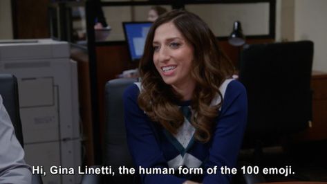 Gina Quotes B99, Gina Linetti Aesthetic, Gina Linetti Quotes, Brooklyn Nine Nine Gina, 100 Emoji, Epic Fail Pictures, Brooklyn Nine Nine Funny, Funniest Quotes, Gina Linetti