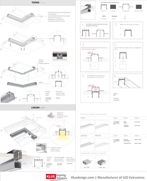 Klusdesign  | Manufacturer of LED Extrusions www.Klusdesign.com Wardrobe Led Lights, Natural Lighting Design, Bar Lighting Design, Drawing Lighting, Public Library Design, Loop Lighting, Led Recessed Ceiling Lights, Interior Design Tools, Led Profile