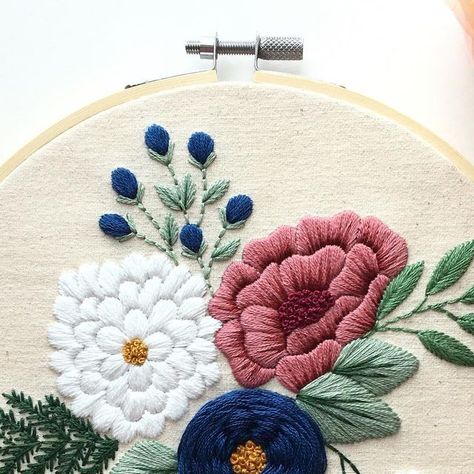 September Ashley on Instagram: "Happy World Embroidery Day! It’s not enough my have a whole month (February) to honor the art of embroidery — we’ve gotta add another day as well 😘 My “Southern Flowers” design is where it all started back in early 2020! Embroidery has opened up so many new and wonderful opportunities for me over the last 3 years — best of all is being able to teach YOU to love embroidery, too 🫶 How are you celebrating today? #eight22crafts #worldembroideryday #embroidery #lea Southern Flowers, World Embroidery, Home Flower Decor, Love Embroidery, Flowers Design, Flower Decor, Another Day, Not Enough, Enough Is Enough