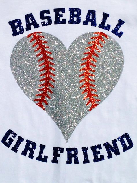 Customizeable Baseball Girlfriend Fan Wear by Zazasblingapparel, $25.00 Sporty Quotes, Baseball Girlfriend Shirts, Baseball Attire, Custom Hoodies Ideas, Baseball Outfits, Baseball Boyfriend, Boyfriend Shirts, Relationship Goals Tumblr, Football Girlfriend