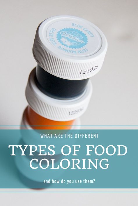 What are the different types of food coloring and which should you use based on your particular baking project. How To Color Fondant, Different Types Of Food, Oil Based Food Coloring, Royal Icing Decorated Cookies, Powdered Food Coloring, Icing Recipes, Candy Making Supplies, Decorated Cookies Tutorial, Cake Decorating For Beginners