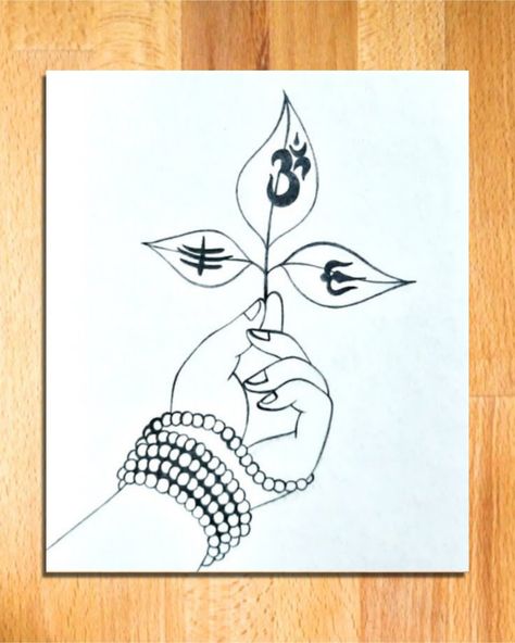 Easy Drawing of Lord Shiva Symbols with Pencil | Lord Shiva Drawing Step by Step || lord shiva drawing, mahadev drawing, how to draw lord shiva, how to draw bholenath, bholenath pencil drawing, easy drawing of lord shiva, mahadev line art, mahadev drawing ideas, art videos, god drawing, pencil drawing, simple drawing, line arts, drawing tutorial, vivek art academy. Drawing Mahadev, Drawing Of Lord Shiva, Lord Shiva Drawing, Mahadev Drawing, Shiva Drawing, God Drawing, Drawing Step By Step, Cute Sketches, Drawing Step