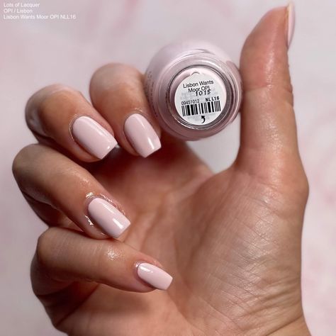 Lisbon Wants Moor Opi, Opi Pink, Pink Nail Colors, Nail Coat, Opi Nail Colors, Light Pink Nails, Spring Nail Colors, Rose Gold Nails, Pink Nail Polish