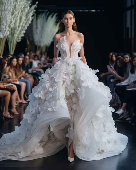 💕For brides to be who reject conformity and cultivate their own unique vision. Explore Christina Rossi's renowned couture designers for… | Instagram Dresses With Flowers, 2024 Wedding Dresses, Wedding Gowns Online, Wedding Gown Inspiration, Flowers Pretty, Pretty Wedding Dresses, Lace Ball Gowns, Wedding Dresses With Flowers, Stunning Wedding Dresses