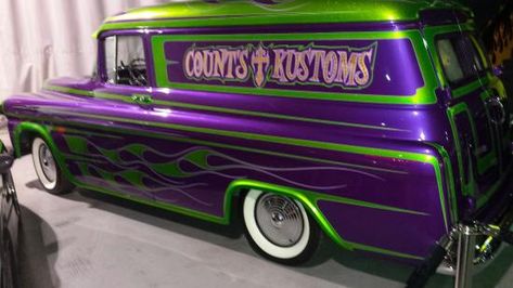 Counts Kustoms, Old Crew Cab Trucks, Cars Garage, Hot Rod Monster Art, Counting Cars, Flame Art, Custom Chevy Trucks, Rat Rods Truck, Rat Rods