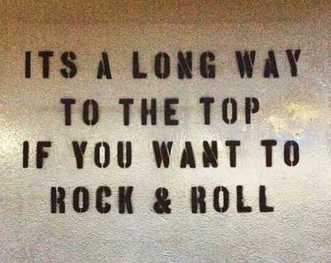 Rock & Roll. #rocknroll #acdc #lyrics Quotes About Rock And Roll, Rock N Roll Lyrics Quotes, Acdc Lyrics Quotes, Rocknroll Tattoo Ideas, Acdc Quotes, Rock And Roll Tattoos, Rock And Roll Lyrics, Rock Song Lyrics, Rock Lyric Quotes