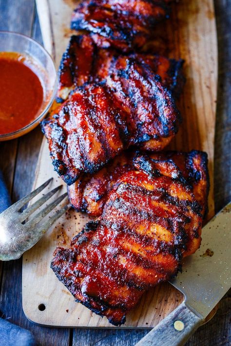 Korean BBQ Chicken | Feasting At Home Gochujang Sauce Recipe, Korean Fried Chicken Recipe, Korean Bbq Chicken, Bbq Chicken Recipe, Korean Bbq Sauce, Asian Dinner, Gochujang Sauce, Vegetable Fried Rice, Bbq Chicken Recipes