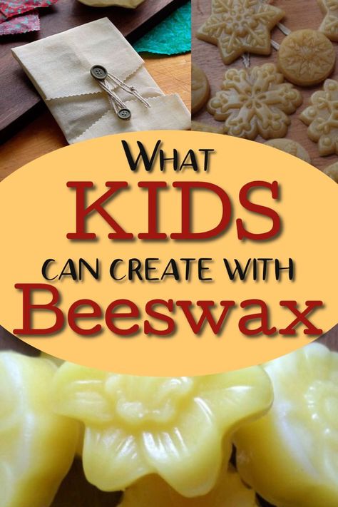 Creating with beeswax with kids!! There are so many crafts, lotions, and fun to be had with beeswax. These are great handmade gifts! Here are some of my favourite beeswax recipes and tutorials. #howweelearn #beeswax #create #homemadegifts #handmadegifts #kidsactivities #kidscrafts #craftsforkids #craftsforkidstomake Bee Wax Uses, Beeswax Recipes, Beeswax Soap, Bee Crafts For Kids, Hippie Crafts, Bee Activities, Wax Art, Candle Craft, Bee Crafts