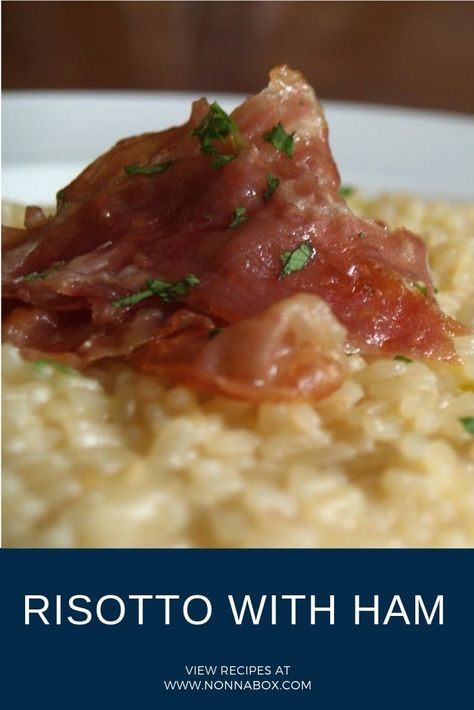 This risotto with ham recipe is simple to make and delicious to taste. Try it! Warm Comfort Food, Easy Risotto, Ham Recipe, Ham Recipes, Savoury Dishes, Dinner Parties, Try It, Dinner Party, Comfort Food