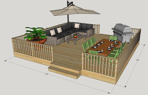 $10k Deck: Wood Vs. Composite Deck Furniture Layout, Deck Wood, Deck Building Plans, Deck Layout, Patio Deck Designs, Cool Deck, House Deck, Deck Plans, Diy Deck