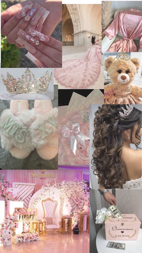 Quinceanera Pink Theme, Sweet 16 Party Planning, Quince Photoshoot Ideas, Old Barbie, Quince Themes, Quinceanera Pink, Pink Sweet 16, Quinceanera Themes Dresses, Sweet Sixteen Birthday Party Ideas