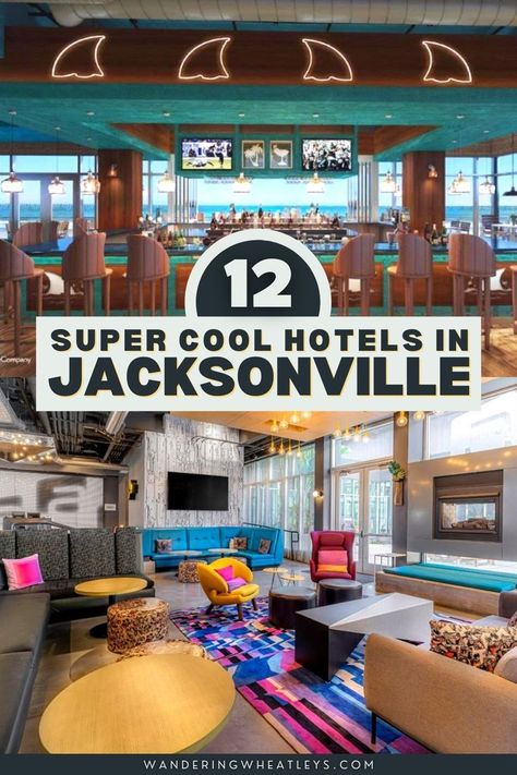 Are you looking for cool places to stay in Jacksonville, Florida? Here are the 12 BEST hotels in Jacksonville and the best neighborhoods in Jacksonville for the perfect Florida vacation! I… Cool Hotels, Florida Jacksonville, Jacksonville North Carolina, Jacksonville Beach Florida, Places In Usa, Ocean Resort, Beach Place, Cool Places, Beachfront Hotels