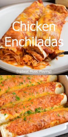 How To Make Chicken Enchiladas Recipes, Spicy Chicken Fajitas, Enchilada Videos, Things To Eat With Chicken, Flour Enchiladas Chicken, Food Recipe Videos For Dinner, Juicy Food Recipes, Enchilada Recipe Videos, Quick Easy Mexican Meals