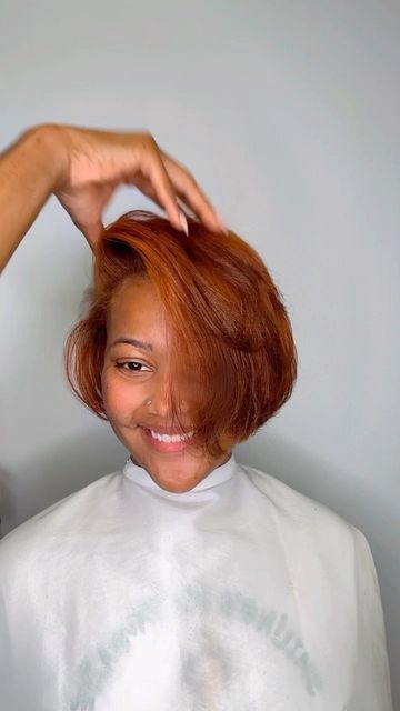 Twa Styles, S Curl, Burning Love, New Cut, Copper Hair, Short Natural Hair Styles, Hair Natural, Heat Styling Products, Natural Style