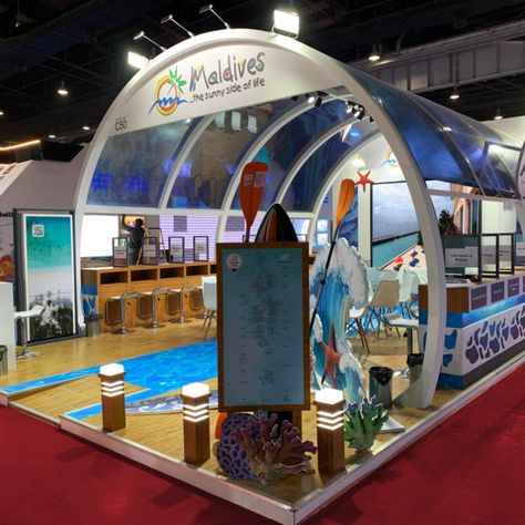 Another epitome of our success in exhibition industry is been set by the team of #sconceglobal when we executed for "Maldives Tourism Stand" during SATTE 2020, South Asia’s Leading Travel and tourism Trade show , from 8th to 10th January 2020 in Expo Mart, Greater Noida.

Come and explore the sunny side of life at Booth No C-50.
 
#SATTE2020 #SATTE #VisitMaldives #SunnySideofLife #tradeshow #tour #travel #tourism #maldives #boothdesign Travel Booth Design, Maldives Tourism, Visit Maldives, Exhibition Booth Design, Greater Noida, Tradeshow Booth, Exhibition Booth, Booth Ideas, Travel Tourism