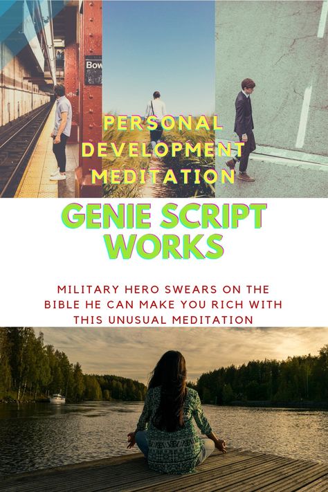 Personal Development Genie Script, Script Words, Personal Improvement, Military Heroes, Personal Development, It Works, Meditation, Bible