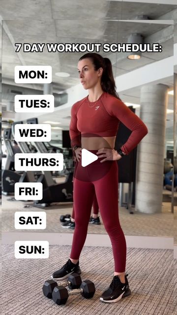 Elise | Fitness Professional on Instagram: "My 7 day workout schedule🔥
🖇️ in b!o for a free week to my program!

Seven new workouts drop tonight, 10p ET!

#workoutroutine #workoutschedule" Workouts Schedule, 7 Day Workout, Weekly Workout Schedule, Workout Schedule, Weekly Workout, Workout Routine, On Instagram, Instagram