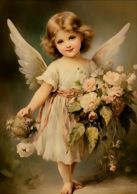 Art Iphone Wallpaper, Cherub Art, Victorian Christmas Cards, Victorian Angels, Victorian Valentines, Iphone Wallpaper Aesthetic, I Believe In Angels, Shabby Christmas, Angel Images