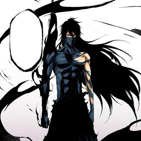 Final Getsuga, Ichigo Kurosaki, An Anime, Anime Character, Bleach, Anime, White, Black