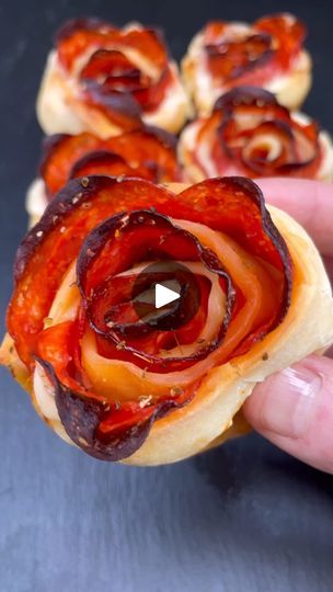 1M views · 7.8K reactions | Pepperoni Pizza Roses 🌹 #valentinesday #valentine #pepperoni #pizza #roses #reels #deliciousfood | Josh Elkin | Josh Elkin · Original audio Pizza Roses, Josh Elkin, Homemade Pizza Dough, Brain Food, Snack Treat, Valentines Food, Favorite Appetizers, Pizza Sauce, Cooking Recipes Desserts