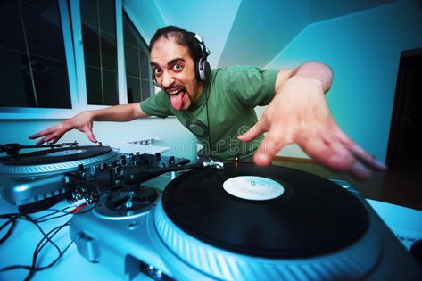 Party Stock Image, Dj Drawing Reference, Dj Reference Pose, Dj Pose Reference, Party Pose Reference, Dj Photoshoot Ideas, Dj Scratching, Dj Pictures, Dj Photoshoot