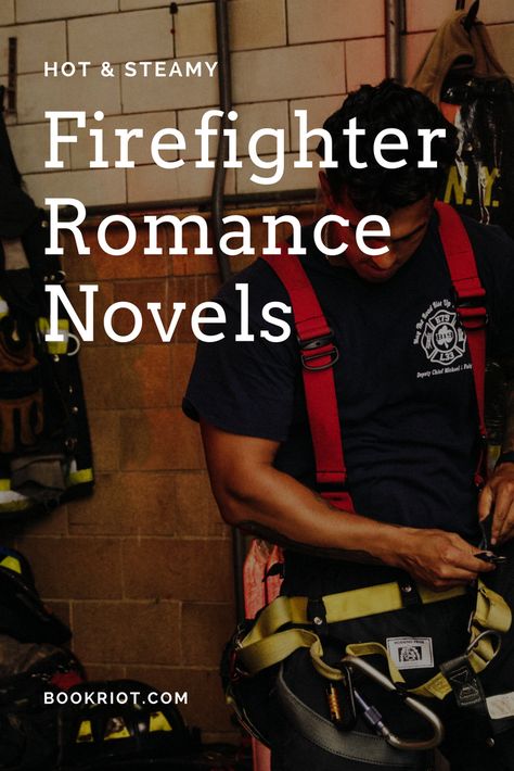 9 firefighter romance books to read when you like it hot and steamy.  romance novels | firefighter romances | book lists Dating A Firefighter, Best Slow Burn Romance Books, Hot Romance Books, Firefighter Romance Books, Slow Burn Fantasy Romance Books, Cowboy Romance Books, Firefighter Love, Reading List Challenge, Firefighter Emt