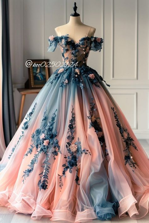 Anime Themed Wedding, Butterflies Theme, Ball Gowns Fantasy, Butterfly Wedding Theme, Fairycore Fashion, Pink Designs, Butterfly Wedding, Party Fits, Pretty Prom Dresses