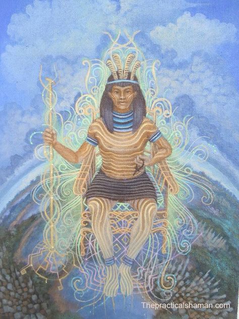 Shu Ancient Wind God. Shu is the ancient Egyptian God of the wind, the atmosphere, and the space between the heavens and the earth. He personifies air, and his name means, “emptiness” or “He who rises up.” - See more at: http://thepracticalshaman.com/shu-ancient-wind-god/#sthash.oCloCwaI.dpuf Egyptian God Shu, Shu Egyptian God, Egypt Theme, Wind Spirit, Sacred Knowledge, Wind God, Egyptian Deities, Anglo Saxon History, Ptolemaic Egypt