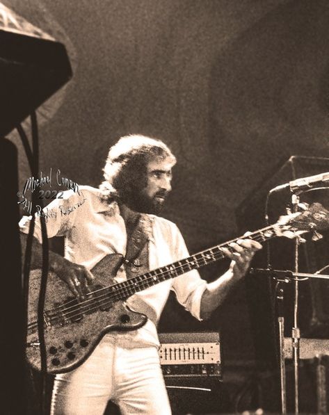 John McVie, on tour with Fleetwood Mac, in Louisville, Kentucky, September 21, 1977. For more, see this link address: https://michaelconen.wordpress.com/2024/06/01/where-were-you-fleetwood-mac-at-freedom-hall-in-louisville-kentucky-september-21-1977/ #wherewereyou? #michaelconen #canonae1 #johnmcvie #fleetwoodmac John Mcvie, Canon Ae 1, Big Crush, Louisville Kentucky, September 21, Fleetwood Mac, Stevie Nicks, Singers, Kentucky