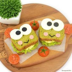 14 Amazing Kawaii Sandwiches Variety Food, Cute Bento Boxes, Kawaii Bento, Cute Bento, Kawaii Cooking, Bento Recipes, Healthy Eating For Kids, Japanese Sweets, Kawaii Food