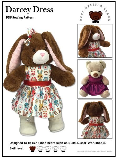 Build A Bear Clothes Pattern, Build A Bear Outfits, Teddy Bear Clothes, Bear Outfits, Journey Girls, Bear Shirt, Build A Bear, Knitted Romper, Crochet Teddy