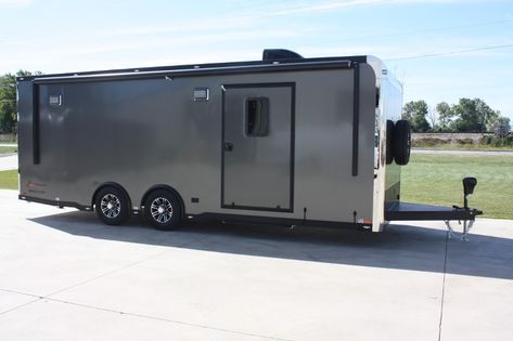 Experiential Architecture, Aluminum Ramp, 12v Led Lights, Enclosed Trailer, Car Hauler, Aluminum Trailer, Tire Rack, Enclosed Trailers, Rv Homes