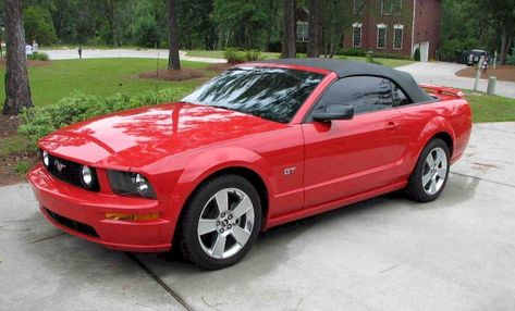 Red 2006 Mustang GT Convertible Convertable Mustang, 05 Mustang, 2006 Mustang Gt, Mustang 2006, Dylan Cole, 2006 Mustang, Ford Mustang Gt Convertible, Mustang Gt Convertible, Mustang 2005