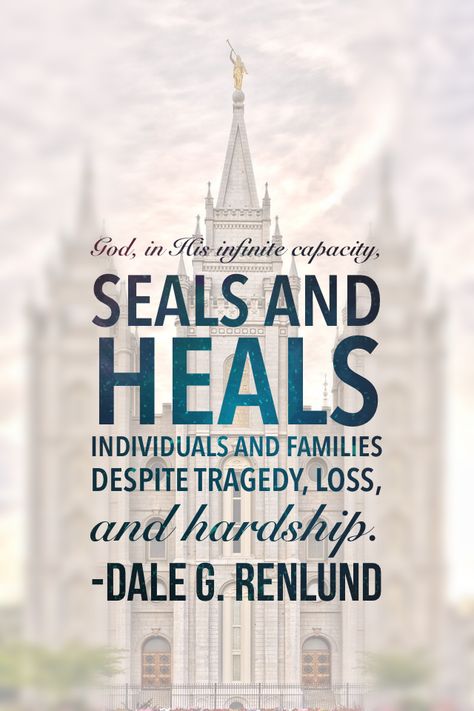 #apr18ldsconf #ldsconf #elderrenlund #ldstemple #lds #sealing #healing #eternal #perspective God, in His infinite capacity, seals and heals individuals and families despite tragedy, loss, and hardship. Temple Quotes, Family History Quotes, General Conference Quotes, Jesus Christ Quotes, Quotes Arabic, Gospel Quotes, Conference Quotes, Christ Quotes, Church Quotes