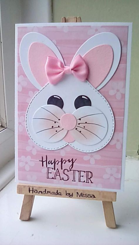 Easter Greeting Cards Handmade, Homemade Easter Cards, Easy Easter Cards, Cute Easter Cards, Easter Cards For Kids, Easter Card Ideas, Kids Easter Cards, Handmade Easter Cards, Diy Easter Cards