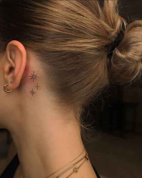 13 Clever Spots For A Hidden Tattoo 222 Ear Tattoo, Pretty Tattoos Behind The Ear, Women Tattoos Ideas Small, Animal Ear Tattoo, Birds Behind Ear Tattoo, 1 Inch Tattoos For Women, Ear Cartilage Tattoo, Rose Ear Tattoo, Sun Behind Ear Tattoo