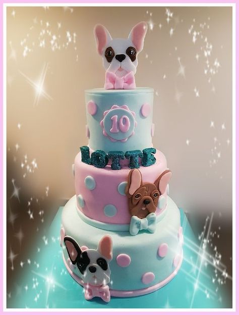 French bulldog cake Bulldog Birthday Cake, French Bulldog Cake, French Bulldog Birthday, Pug Party, Puppy Birthday Cakes, Bulldog Birthday, Bulldog Cake, Puppy Birthday Parties, Tik Tak